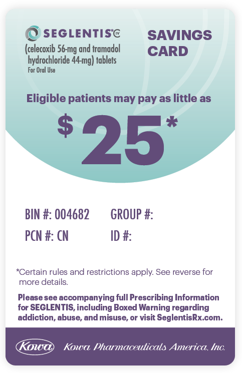 Savings card